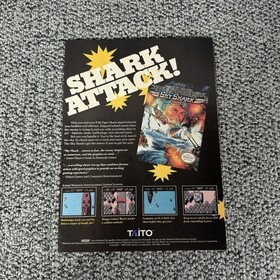1989 Sky Shark Nintendo NES Advertisement Vintage Taito Print Ad