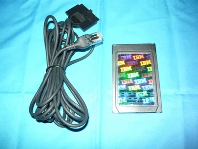 Vintage IBM ThinkPad EtherJet Ethernet PC Karte 10 Mbps gebraucht Beschreibung - Bild 1 von 3