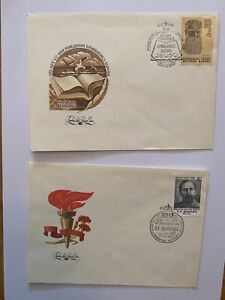 USSR, 1985-1989, acumulation of special cancels on covers