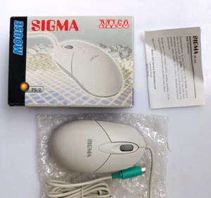 Vintage Sigma M160 Wired Mouse PS/2 - Picture 1 of 4