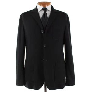 Rag & Bone NWT Superfine Japanese Knit Wool Sweater/Sport Coat Size 40 In Black - Picture 1 of 12