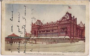 1907 JAMESTOWN Exposition Postcard Chamberlin Hotel OLD POINT COMFORT VIRIGINIA - Picture 1 of 1