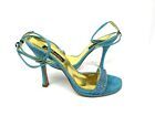 Francesco Saco Womens Blue Shoes Suede Crystal Size 36 Italy Retail $420 (583)