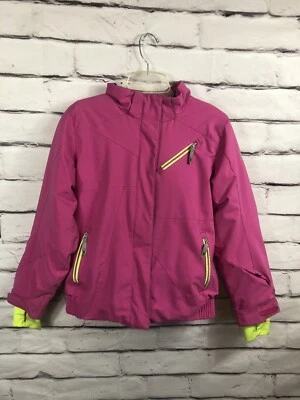 Jaqueta de esqui Spyder feminina Lola rosa tamanho 16 isolada - Imagem 1 de 4