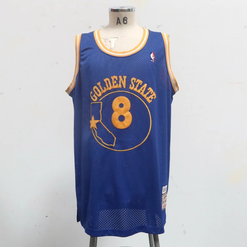 Vintage Golden State Warriors Monta Ellis Jersey Size XL XXL Mitchell Ness 2008 - Image 1 of 4