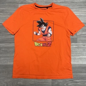 Dragon Ball Z Goku Shirt Men L Fit M Orange Anime Comic Manga TV Show Promo - Picture 1 of 8
