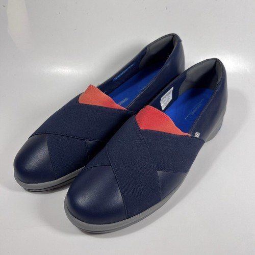 Scarpe da lavoro camminata Rockport AdiPrene Adidas donna taglia 8 5 comode flat blu