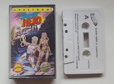 SUPER HERO -SINCLAIR ZX SPECTRUM SPANISH CASSETTE / AMSTRAD - CODEMASTERS - ERBE