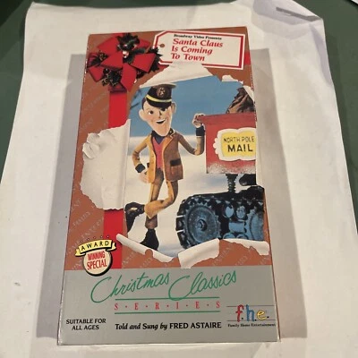 Santa Claus is Coming to Town Cartoon Christmas Classics Series (VHS, 1989) - Image 1 of 2