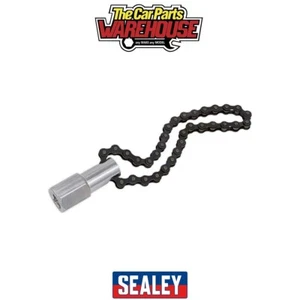 Sealey AK641 Oil Filter Chain Wrench 1/2"Sq Drive 135mm Capacity - Picture 1 of 5