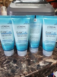 LOT OF4 L'OREAL EverCurl Hydracharge Cleansing Conditioner 2 fl oz each New - Picture 1 of 1