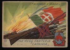 cartolina 146° REGGIMENTO FANTERIA 'CATANIA'