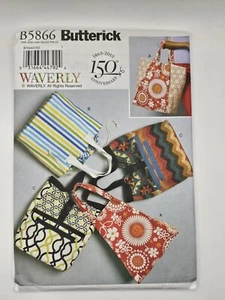 Bolsos y bolsos forrados con patrón Butterick B5866 3 estilos - Imagen 1 de 2