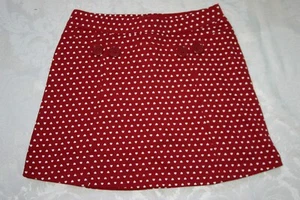 Gymboree BON VOYAGE Red Knit Skirt Skort Hearts NWT 5 6 - Picture 1 of 4