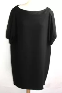 VANESSA BRUNO - ROBE COURTE & FEMININE MANCHES 3/4 NOIR TAILLE 40 - EXCL. ETAT - Picture 1 of 6