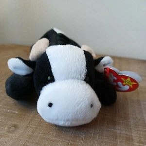 Cow Plush Ty Beanie Babies Daisy The Cow Stuffed Animal Toy - Picture 1 of 5