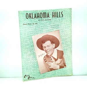 Jack Guthrie Oklahoma Hills Sheet Music 1945 Capitol Songs Inc. - Picture 1 of 2