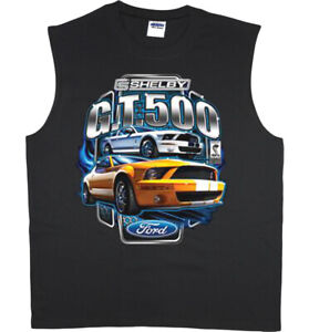 GT 500 Ford Mustang T-Shirt Herren Muskeln T-Shirt ärmellos