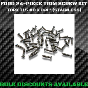 1975-1982 Ford Granada Interior Exterior Bezel Molding Trim Screws STAINLESS - Picture 1 of 2
