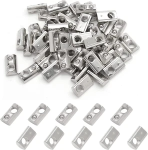 "100-Pack M5 Spring T-Nuts for 3D Printer & CNC, 2020 Aluminum Profile" - Picture 1 of 7