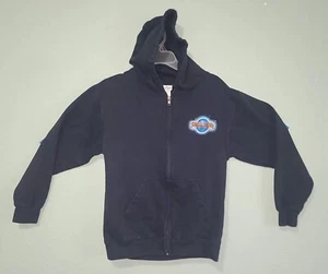 Universal Studios Full Zip Hoodie Jurassic Park Harry Potter Simpsons Sz S 2016 - Picture 1 of 11