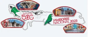 Puerto Rico Council 2023 National Jamboree Set - San Juan 500 Years - Picture 1 of 1