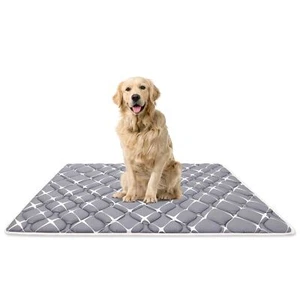 Dog Crate Mat 42x28 in Soft Anti Slip Washable Crate Pad for All Breeds - Picture 1 of 7