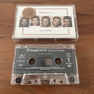 Boyzone - Where We Belong (Cassette Tape) Free Postage