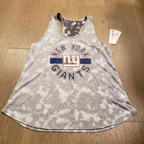New York Giants Girls Tank Top Large Gray Tie dye NFL Football juniors 11/13 b2 Cover