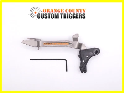 Glock GEN 1/2/3 17 19 22 23 24 26 27 31 32 33 34 35 Flat Shoe (Fully Adjustable) - Image 1 of 4