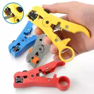 Electric Stripping Knife Pliers Tools Coaxial Cable Wire Pliers Cutter Striper - Picture 1 of 20