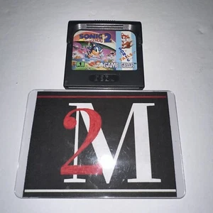 Sonic The Hedgehog 2 cartuccia videogioco autentica Game Gear funziona GG - Foto 1 di 2