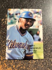 Gary Sheffield Brewers 1989 Playball U.S.A. Superstars RARE UNLICENSED CARD #16