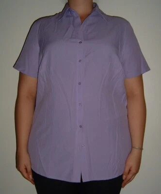 CAMICIA CAMICETTA DONNA LILLA CANDA TAGLIA 52 TAGLIE FORTI LEGGI LE MISURE - Immagine 1 di 4