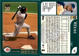 2001 Topps Baseball Card 32 POKEY REESE CINCINNATI REDS