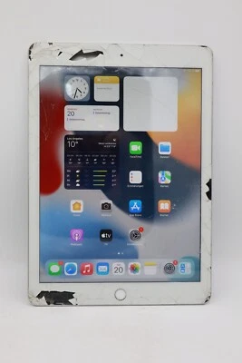 Apple iPad - 6. Gen. (2018) 128GB Wi-Fi Weiß Displayschaden #5343 - Bild 1 von 4