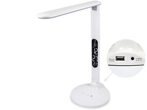 Design LED Arbeitsplatzleuchte Premium Display dimmbar USB Tisch Lampe Studio