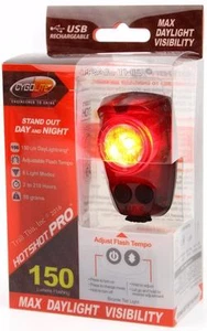CygoLite Hotshot Pro 150 Lumens LED Bicycle Rear Tail Light USB Rechargeable - Picture 1 of 4