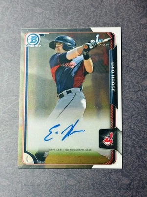 2015 Bowman #BCAP-EH Eric Haase Chrome Prospect Autographs - Image 1 of 2