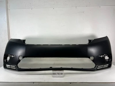 CAPA Front Bumper Cover For 2011-2013 Toyota Highlander w/ Fog Lamp Holes Primed Foto 1 de 4