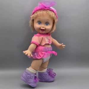 VINTAGE 1990 GALOOB BABY FACE SO PLAYFUL PENNY DOLL ARTICULATED ORIGINAL OUTFIT - Picture 1 of 15