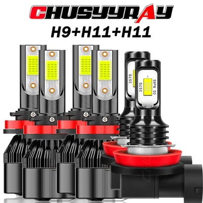 Kit combinado de luces antiniebla de haz alto bajo LED para Buick Allure 2005-2010 Foto 1 de 4