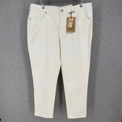 Coldwater Creek женщин джинсовой ткани лодыжки Jean размер 16 белый прибрежный повседневный нейтральный новый - Изображение 1 из 4