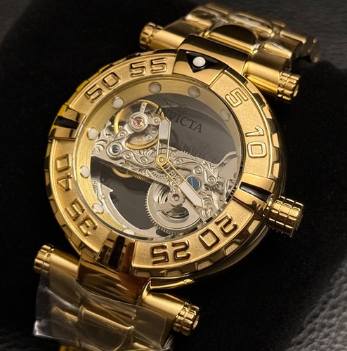 Invicta Ghost Bridge Subaqua Nebula Automatic Skeleton - Gold - MSRP ...