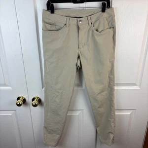 Pantalone uomo Lululemon ABC slim fit kaki beige taglia 32 casual - Foto 1 di 4