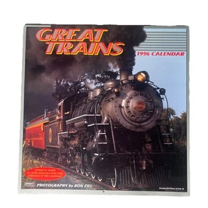 Great Steam Trains 1996 Calendar Brand New Opened Seal - Picture 1 of 4