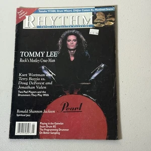 Rhythm Drum Magazine Tommy Lee Cover Total Percussion Magazine Vintage 1980s - Picture 1 of 1
