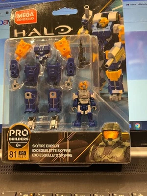 Mega Construx Halo Skyfire Exosuit GLB73 Pro Builders 81 Piezas Nuevo Sellado Foto 1 de 2