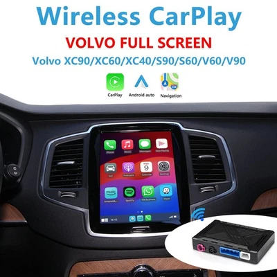 Full Screen Wireless CarPlay&Android Auto For VOLVO XC90 XC60 XC40 S90 S6 V90 - Image 1 of 4