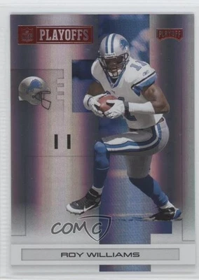 2007 Playoff NFL Playoffs Red Holofoil /125 Roy Williams #33 - Image 1 of 2